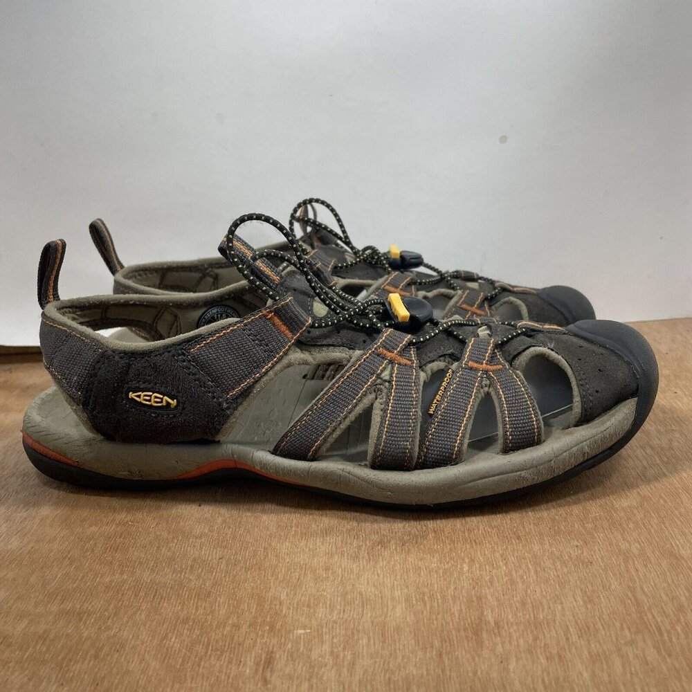 Keen Kanyon Men's Size 11.5 Sandals Brown Orange 1002133 River Water Shoes